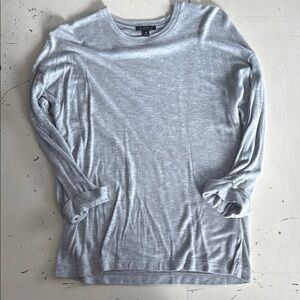Gray Long Sleeve top